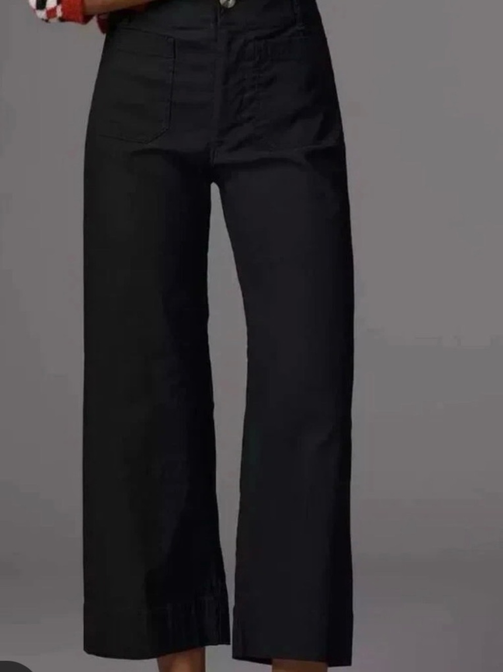 Maeve Colette Cropped Wide Leg Pants by Anthropologie